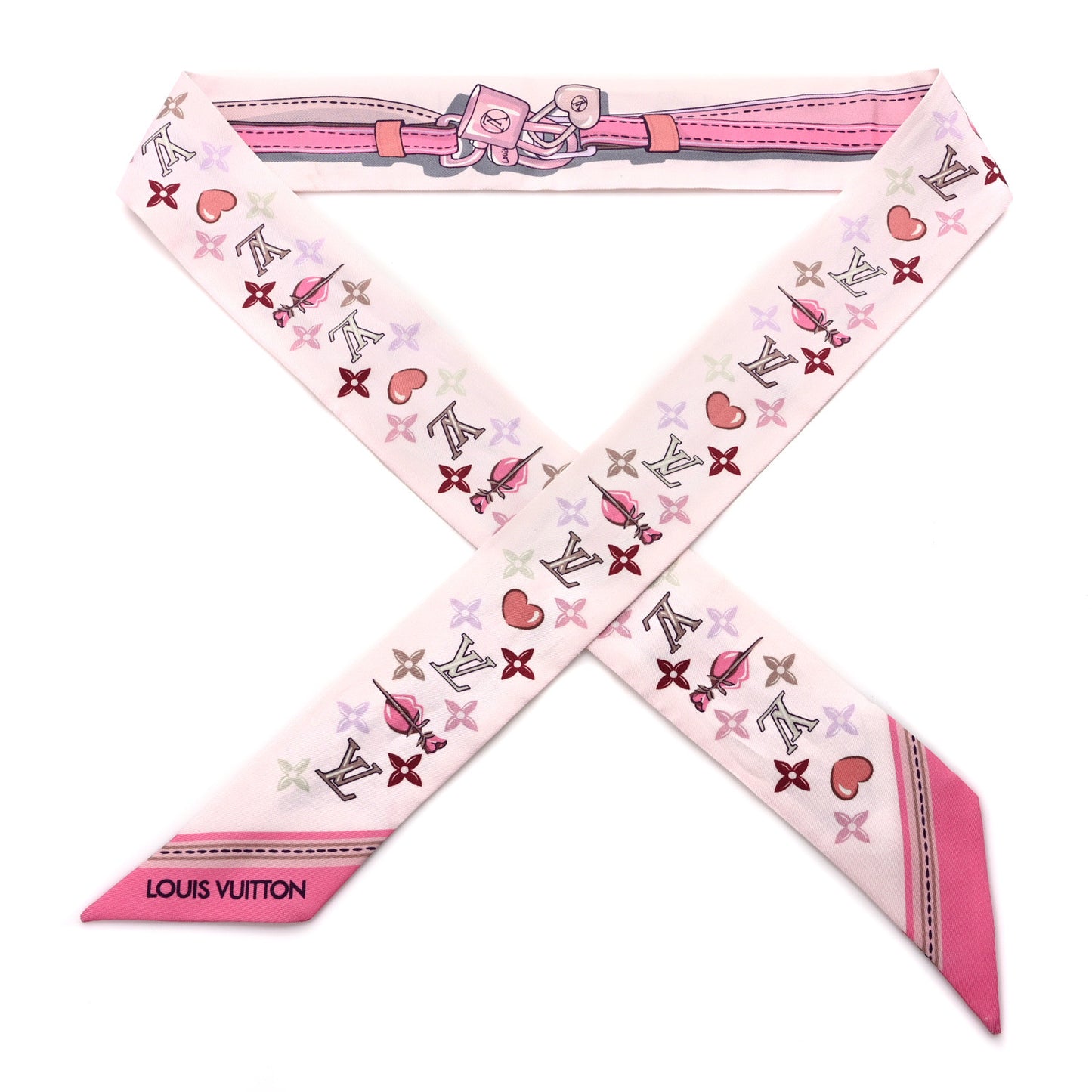 Silk Monogram A la Folie BB Bandeau Light Pink