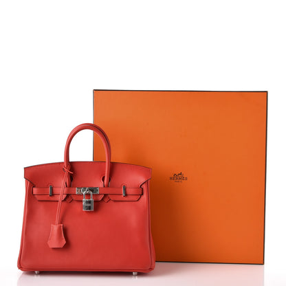 Hermes Swift Birkin 25 Rouge Tomate 38 of 38