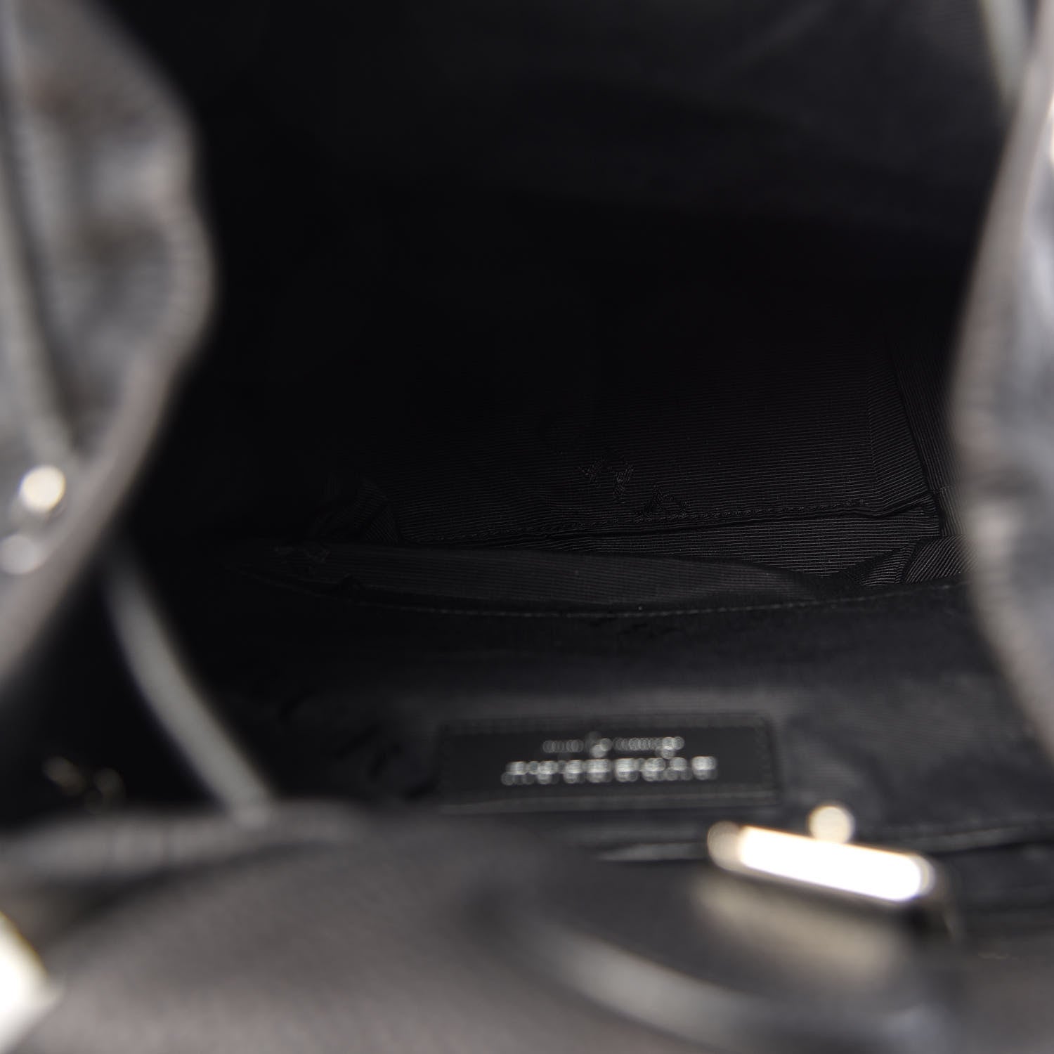 Burberry Deerskin Medium Rucksack Backpack Black 4 of 9