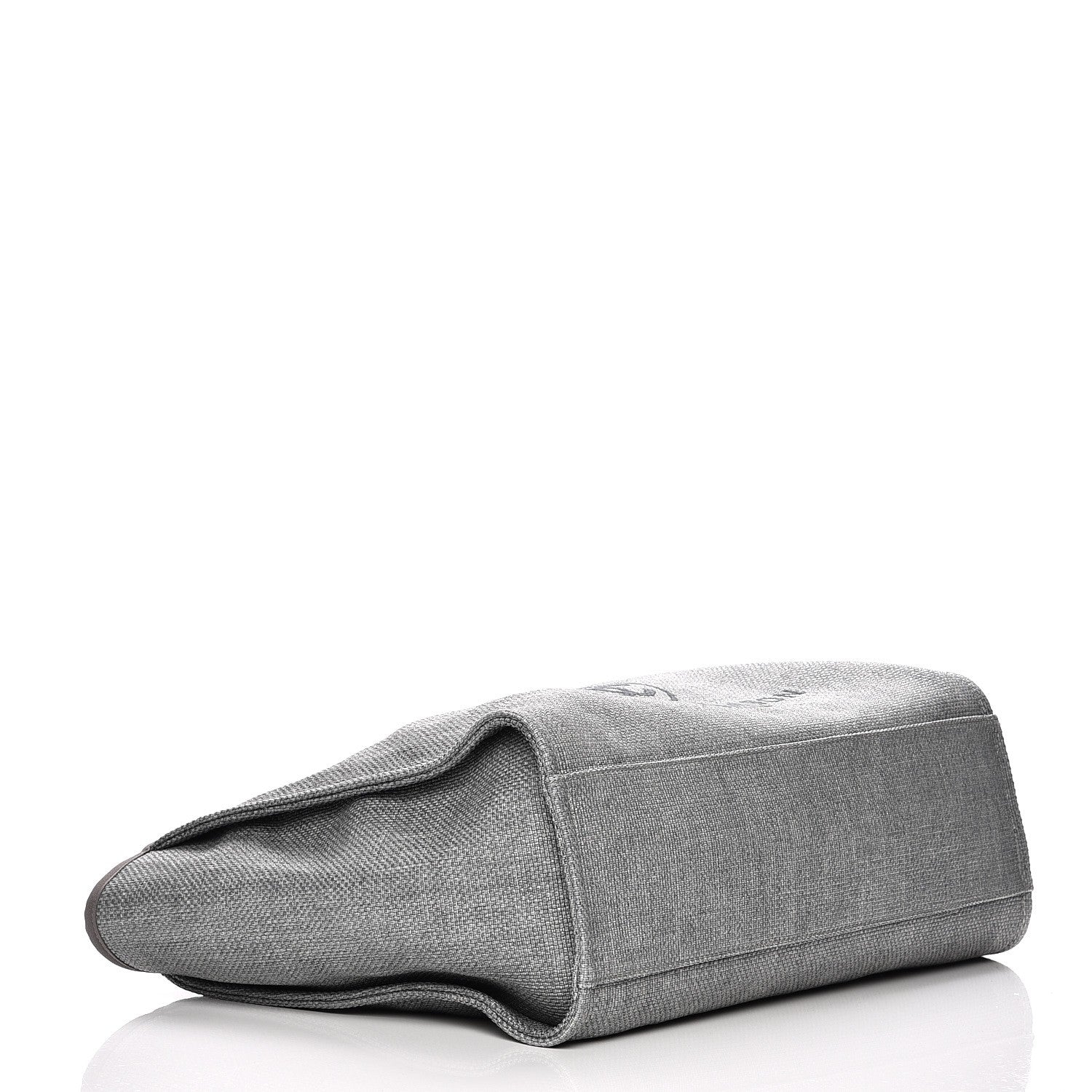 Chanel Canvas Large Deauville Tote Grey 5 of 8