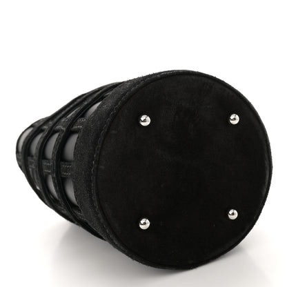 Alexander Wang Suede Calfskin Roxy Mini Bucket Bag Black 5 of 11