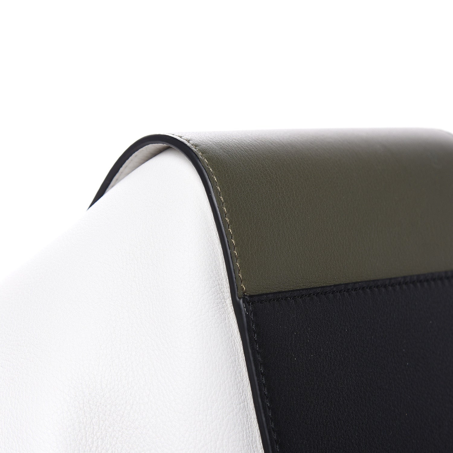 Loewe Calfskin Medium Hammock Shoulder Bag Khaki Green Soft White 8 of 11