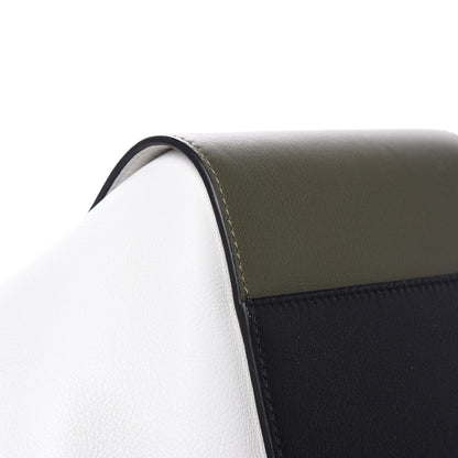 Loewe Calfskin Medium Hammock Shoulder Bag Khaki Green Soft White 8 of 11