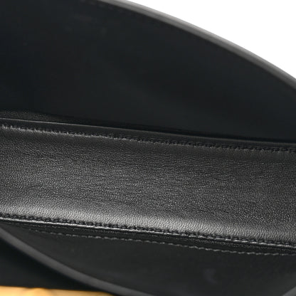 Celine Shiny Calfskin Triomphe Chain Shoulder Bag Black 4 of 12
