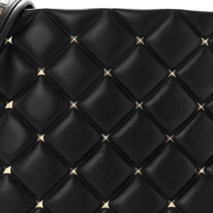 Valentino Garavani Nappa Candystud Shoulder Bag Black 7 of 10