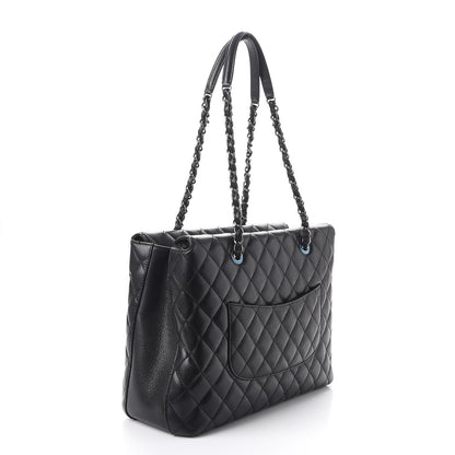 Chanel Caviar Quilted City Shopping Tote Black 3 of 7