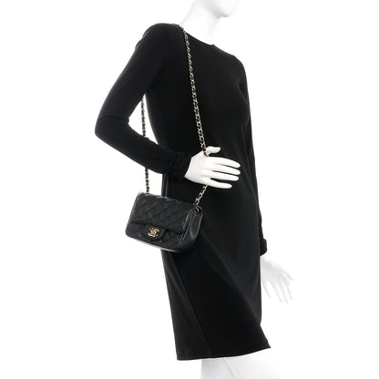 Chanel Caviar Quilted Mini Square Flap Black 2 of 8