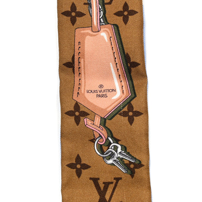 Louis Vuitton Silk Monogram Rising Confidential BB Bandeau Brown 5 of 8