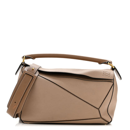 Loewe Calfskin Medium Puzzle Bag Sand Mink 1 of 10