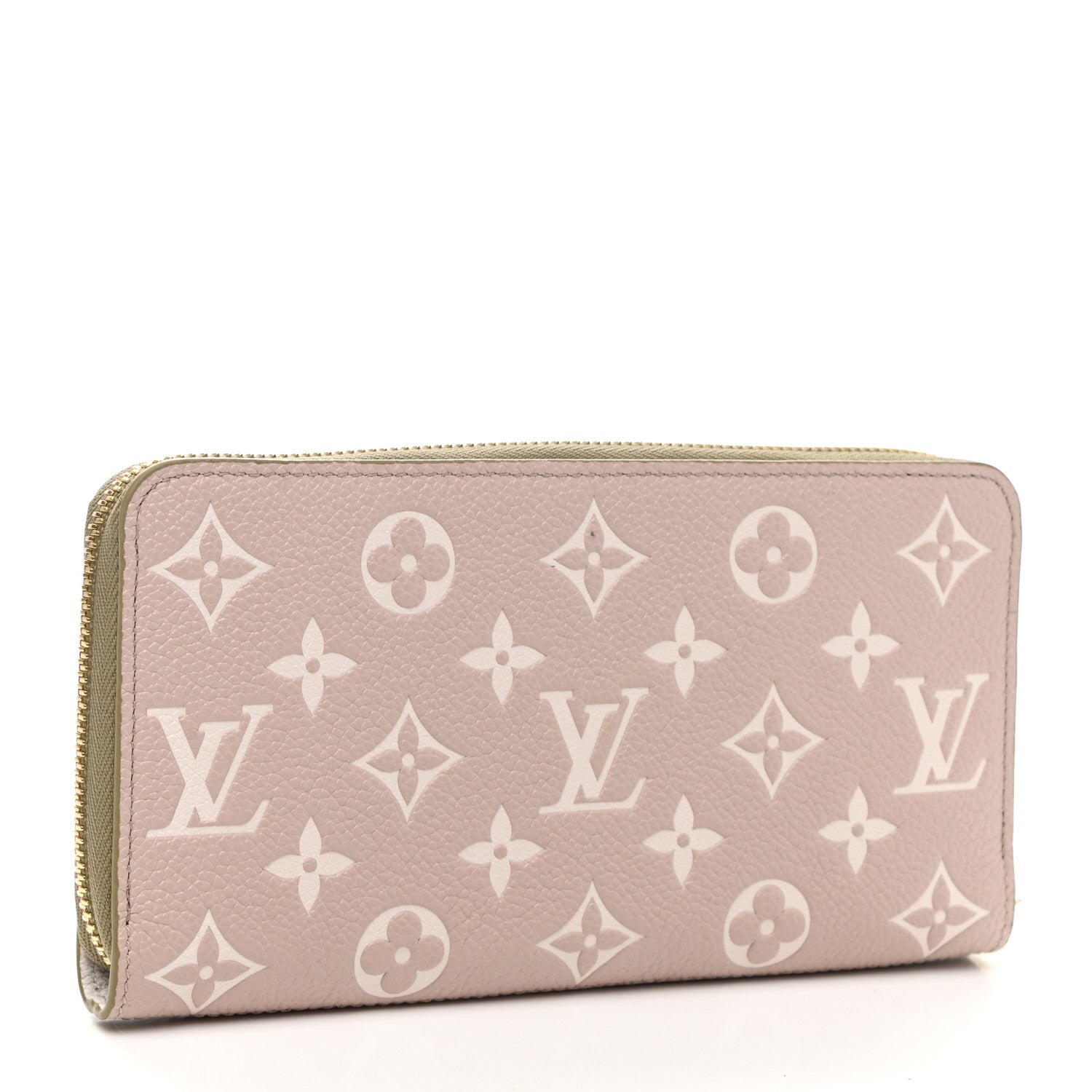 Louis Vuitton Empreinte Monogram Spring in the City Zippy Wallet Kaki Beige Cream 3 of 7