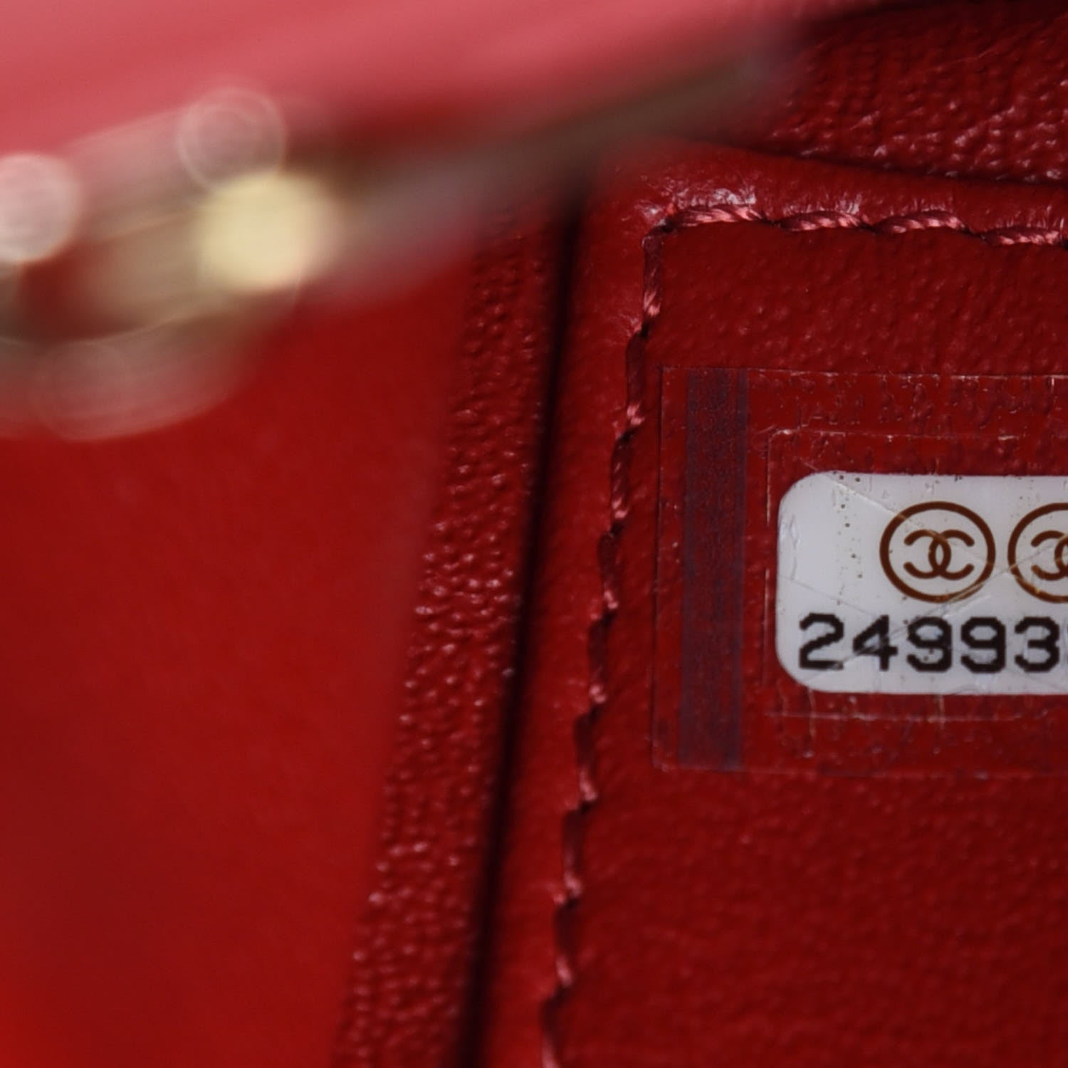 Chanel Caviar Quilted Small CC Filigree Flap Red 9 of 10