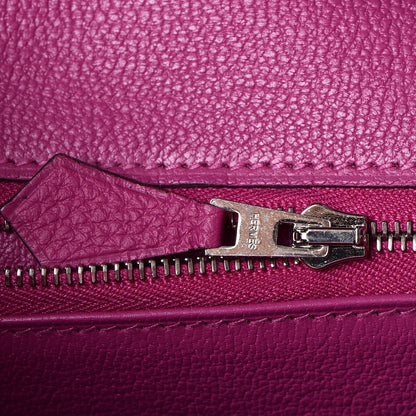 Hermes Togo Birkin 25 Rose Pourpre 19 of 37