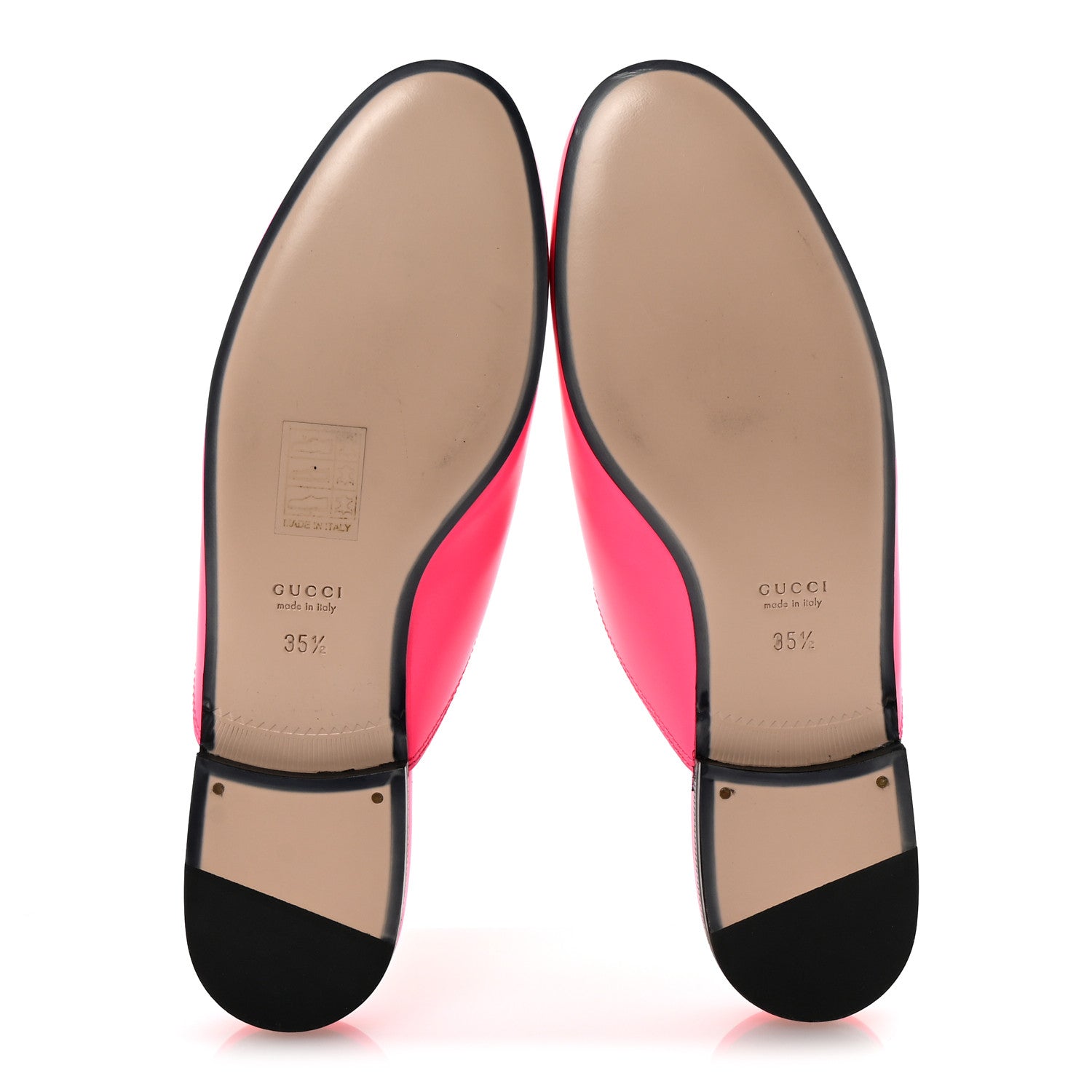 Gucci Calfskin Womens Princetown Slippers 35.5 Fuxia Fluo 6 of 10