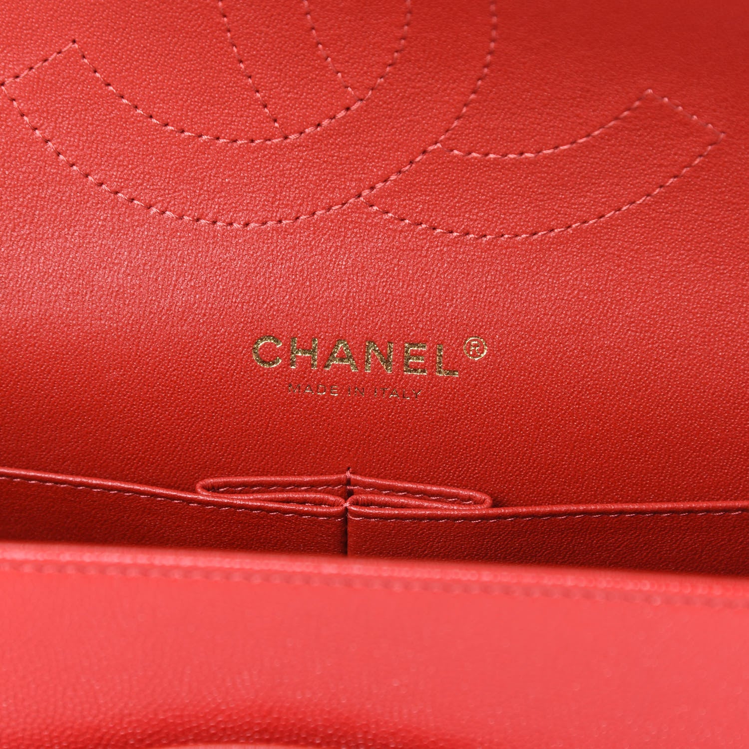 Chanel Caviar Quilted Jumbo Double Flap Red 6 of 11