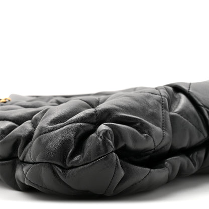 Chanel Lambskin Quilted Bow Bag Black 10 of 10