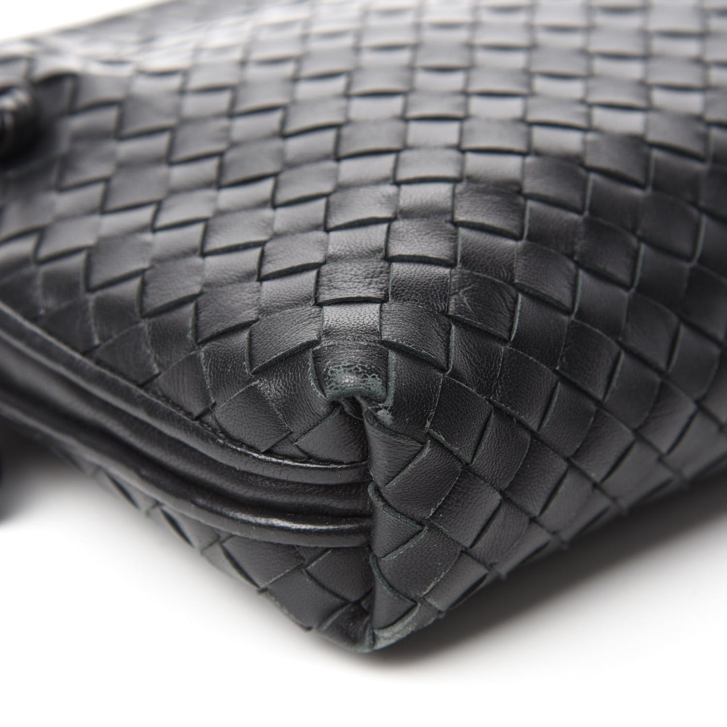 Nappa Intrecciato Nodini Bag Black
