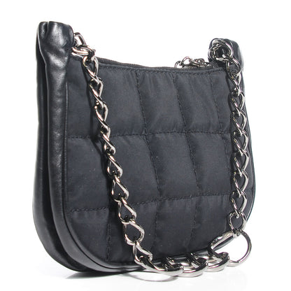 Chanel Nylon Quilted Pochette Black 3 of 7
