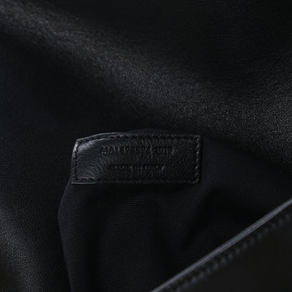 Saint Laurent Lambskin Matelasse Monogram Medium Niki Chain Satchel Black 6 of 8