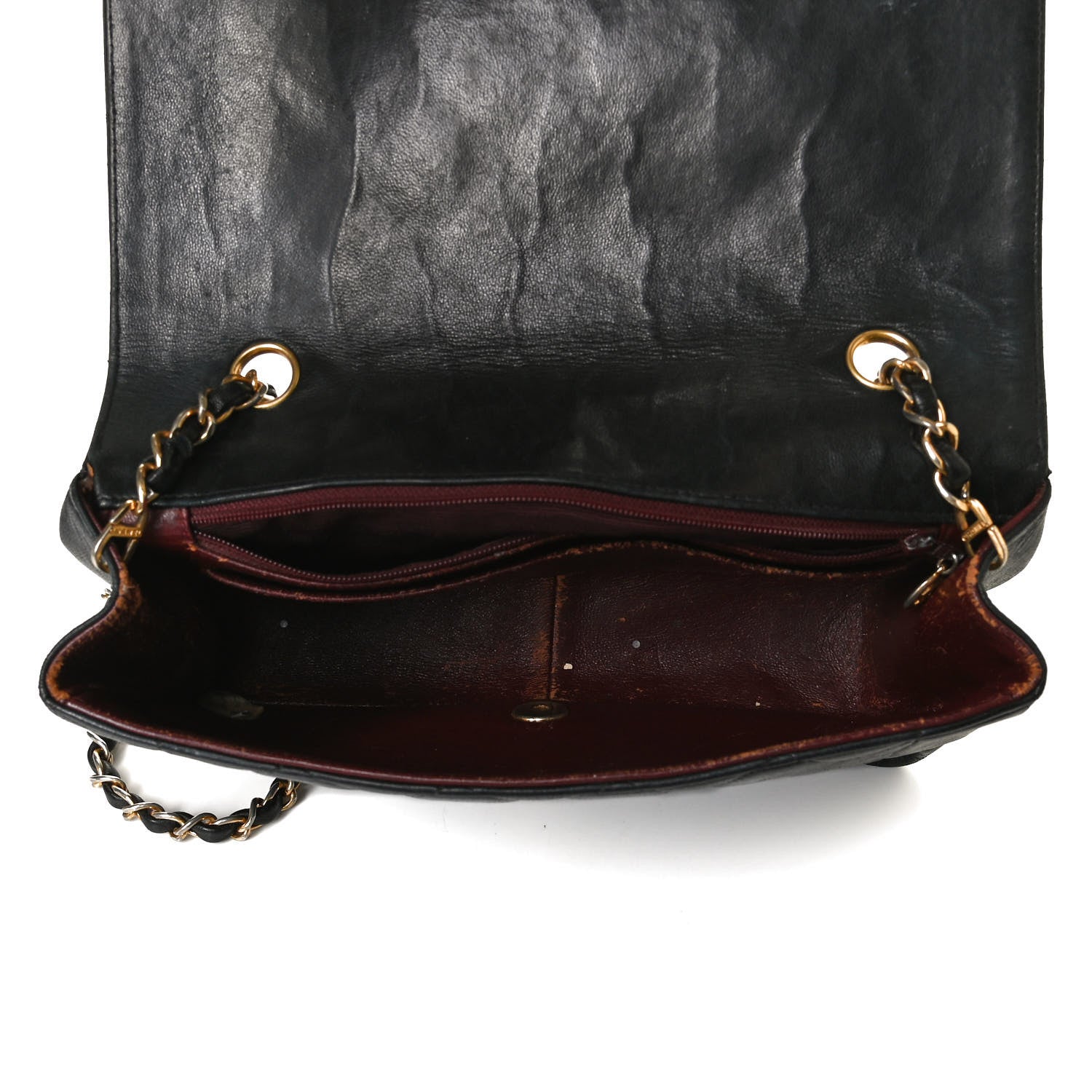 Chanel Lambskin Quilted Small Single Flap Black 4 of 21
