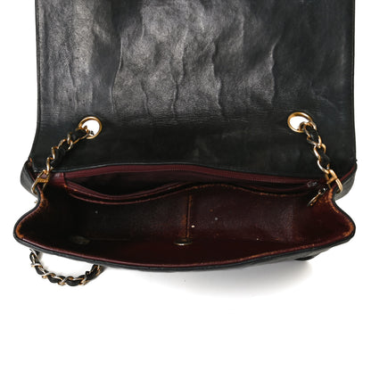 Chanel Lambskin Quilted Small Single Flap Black 4 of 21