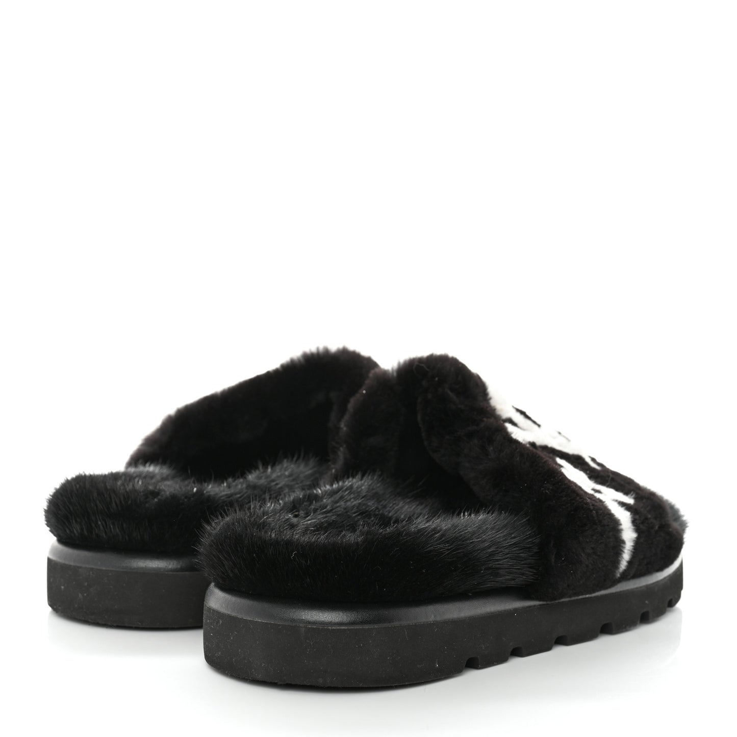 Mink Pool Pillow Comfort Mule 39 Black