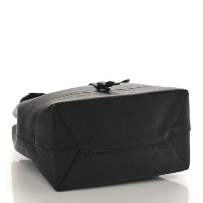 Louis Vuitton Calfskin Lockme Backpack Black 4 of 8