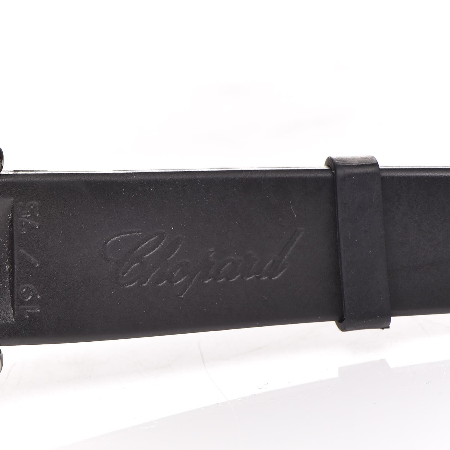 Chopard Stainless Steel Rubber Diamond 38mm Happy Sport Fish Quartz Watch Black 6 of 9