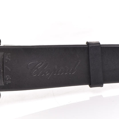 Chopard Stainless Steel Rubber Diamond 38mm Happy Sport Fish Quartz Watch Black 6 of 9
