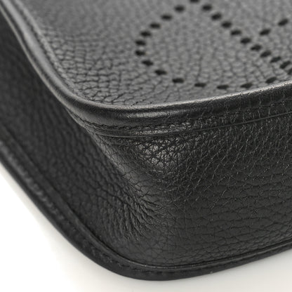 Hermes Taurillon Clemence Evelyne TPM Black 8 of 10