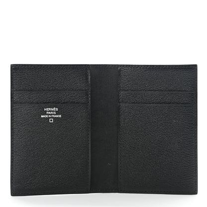 Hermes Matte Alligator MC2 Euclide Card Holder Black 5 of 7