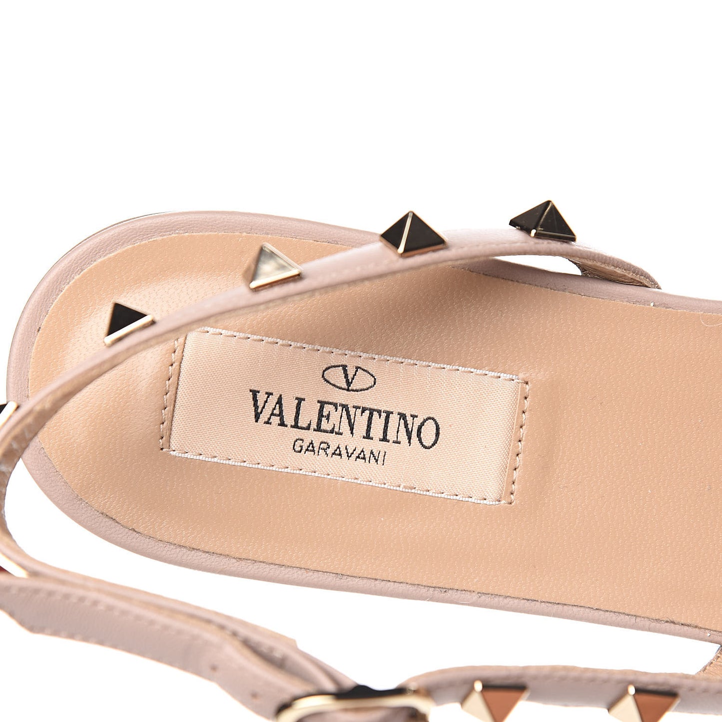Patent Rockstud Slingback Flats 39.5 Poudre