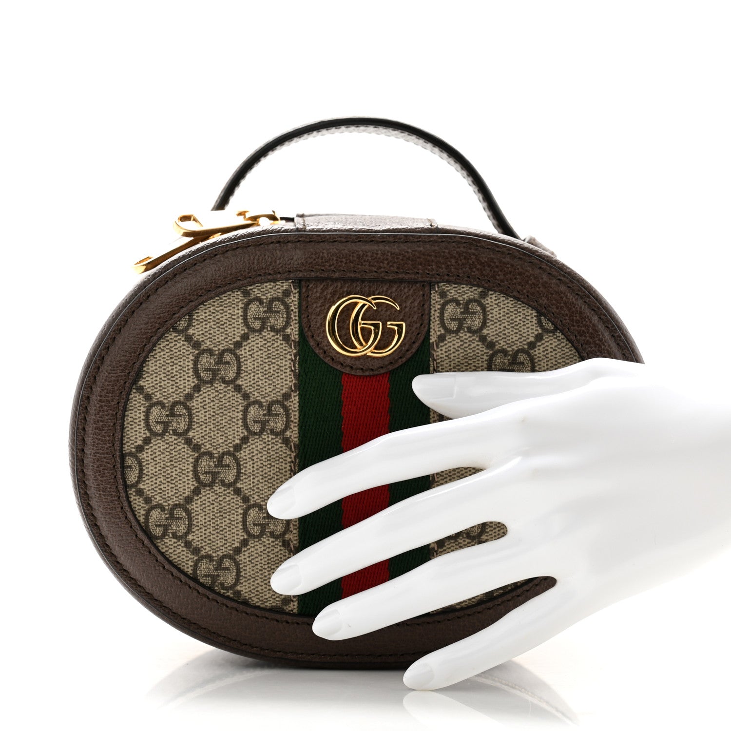 Gucci GG Supreme Monogram Web Ophidia Beats Headphones Case Beige New Acero 2 of 7