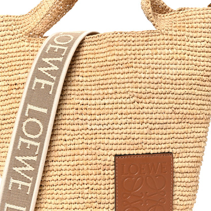 Loewe Raffia Mini Slit Tote Bag Natural Tan 7 of 9