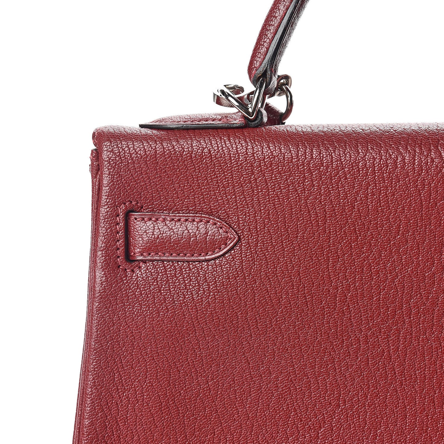Chevre De Coromandel Kelly Retourne 32 Rouge H