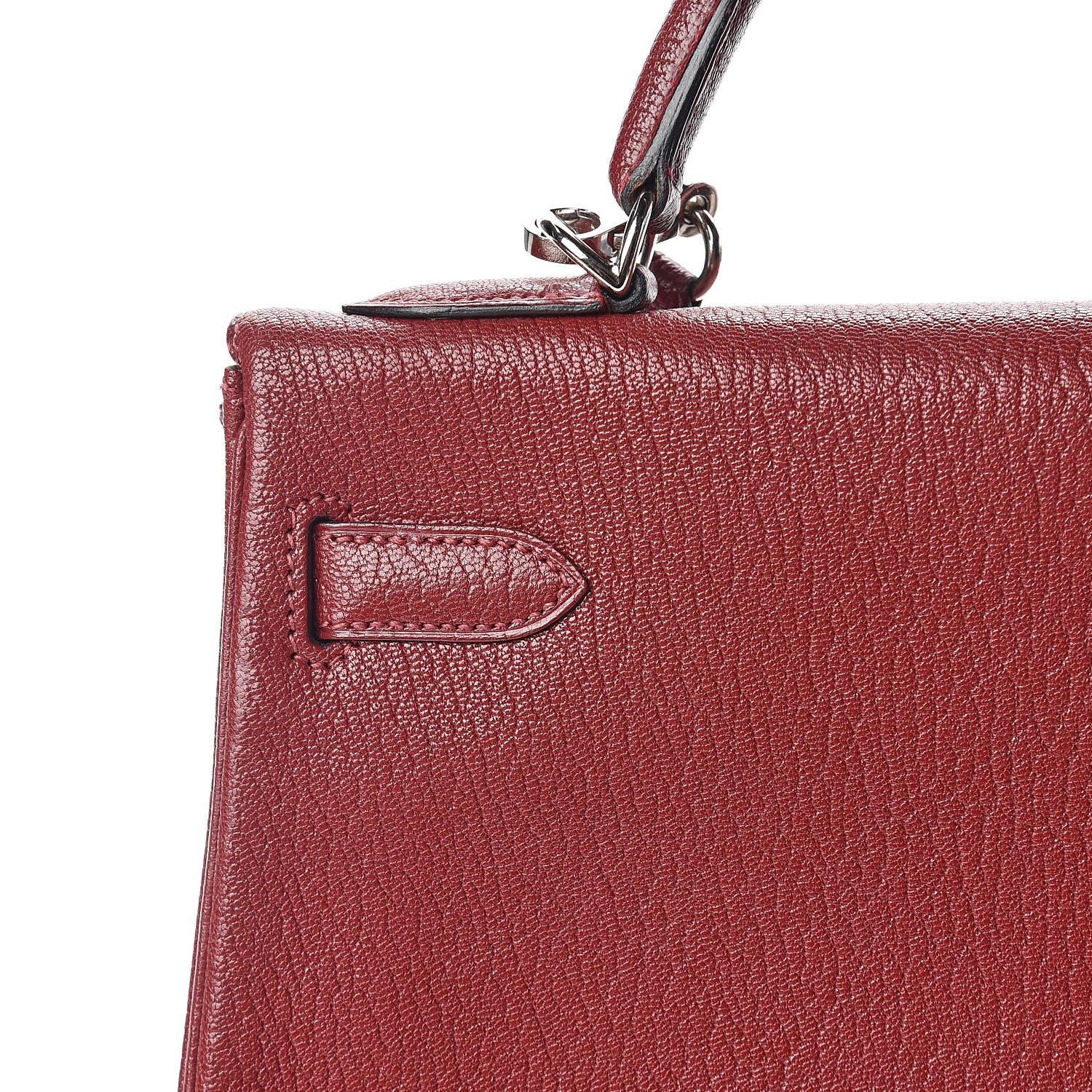 Hermes Chevre De Coromandel Kelly Retourne 32 Rouge H 11 of 42