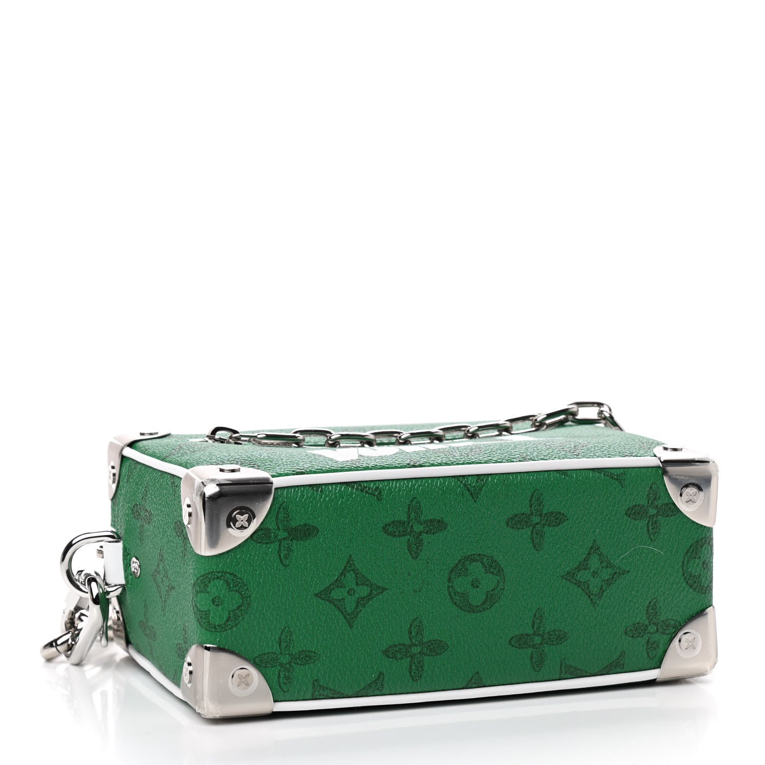 Louis Vuitton Vintage Monogram Everyday LV Mini Soft Trunk Green 3 of 7