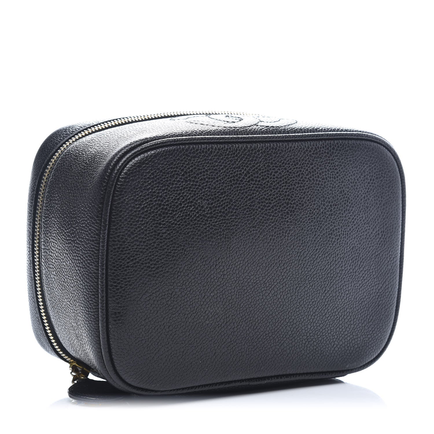 Chanel Caviar Vanity Cosmetic Case Black 4 of 13