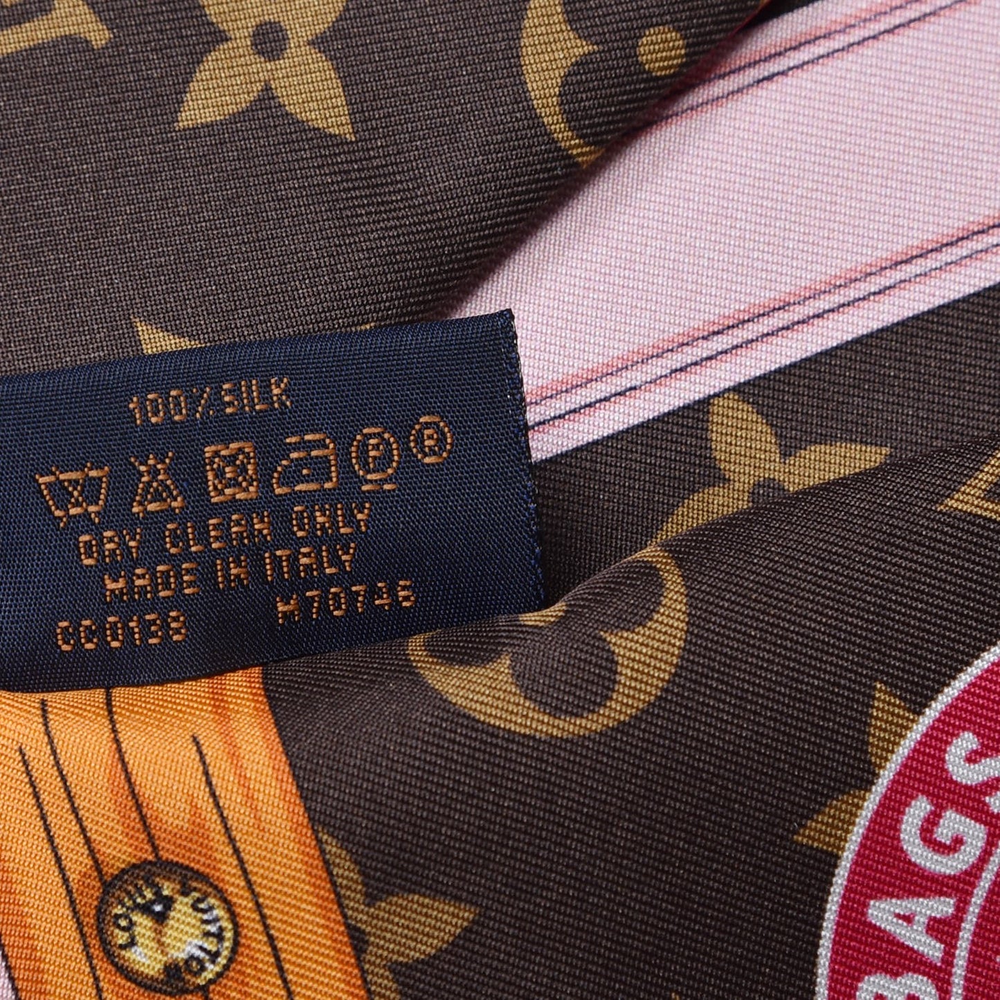 Silk Monogram Summer Trunks Bandeau Brown
