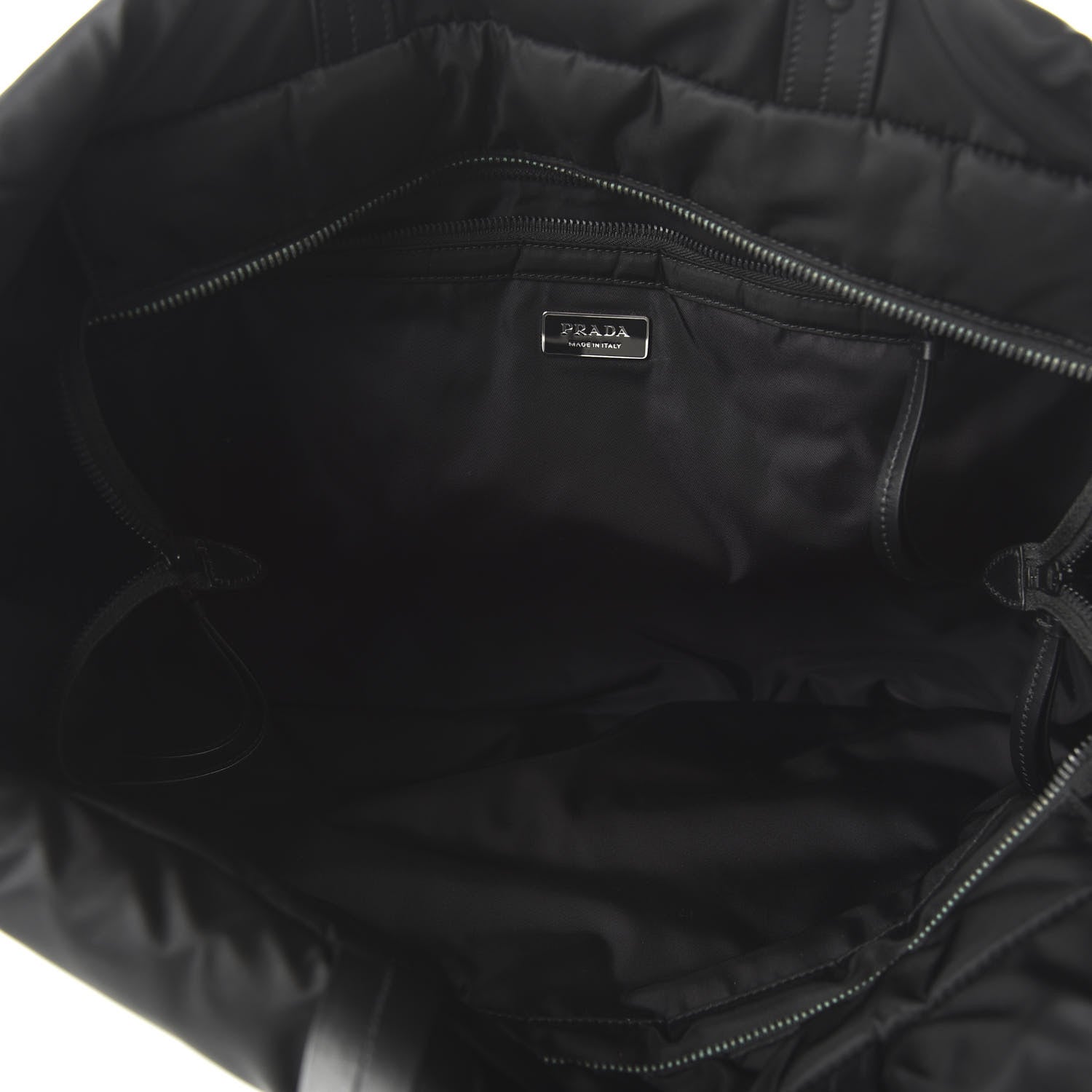 Prada Tessuto Nylon Tote Black 6 of 10