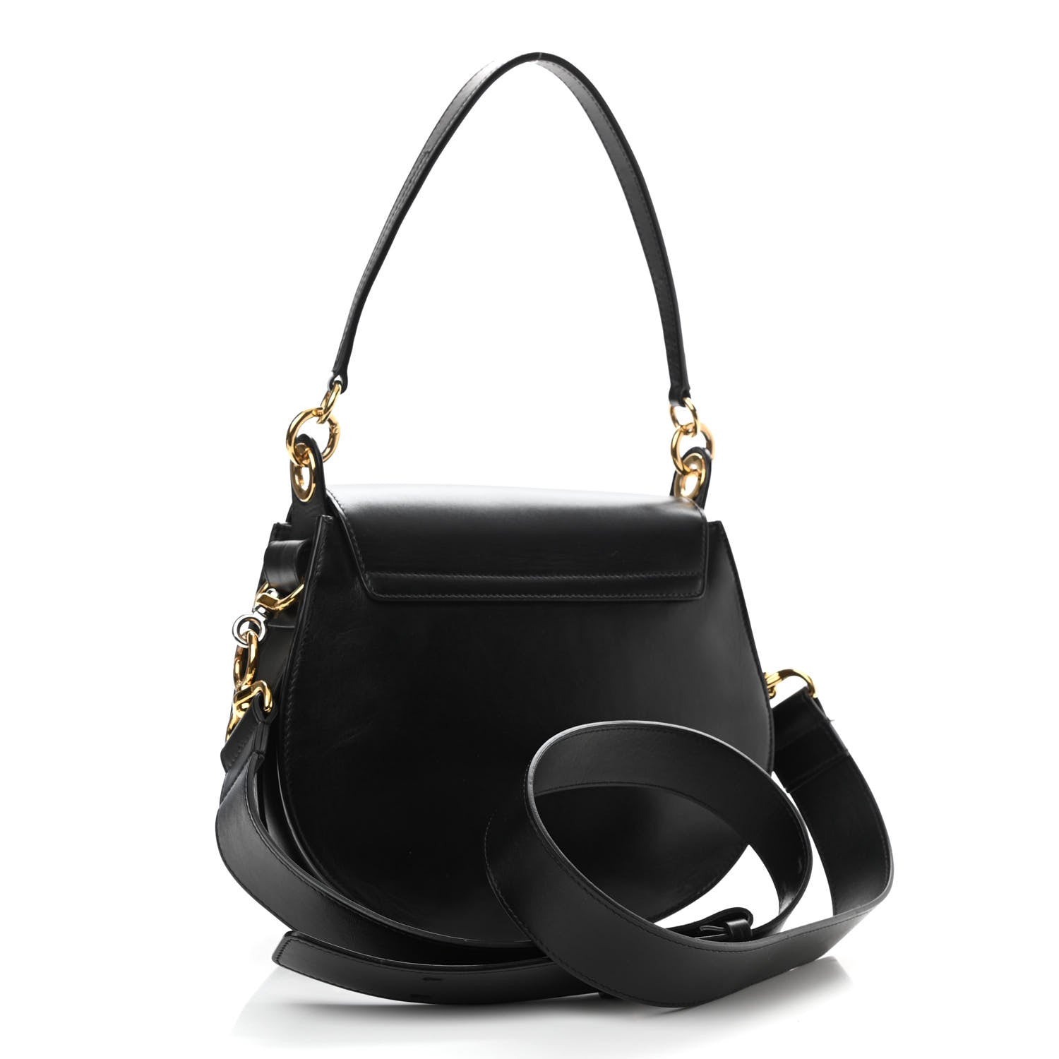 Chloe Calfskin Large Tess Bag Black 3 of 12