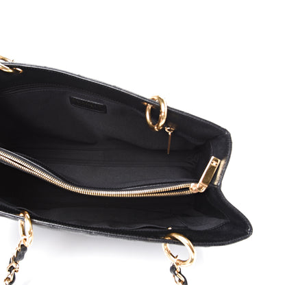 Chanel Caviar Quilted Grand Shopping Tote GST Black 4 of 13