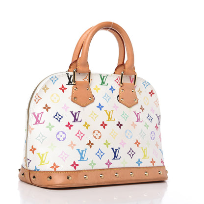 Louis Vuitton Monogram Multicolor Alma White 3 of 9