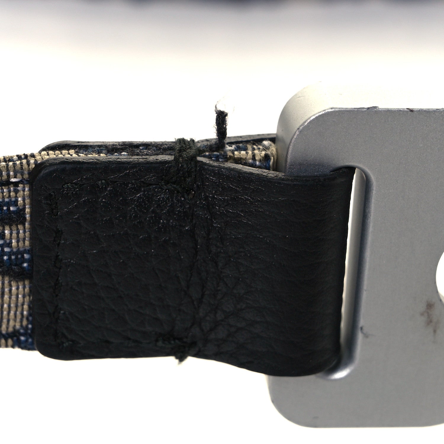 Christian Dior Oblique Belt 90 Blue 6 of 6