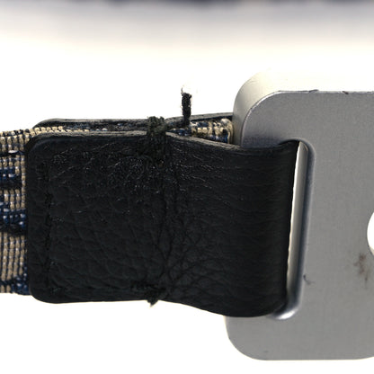 Christian Dior Oblique Belt 90 Blue 6 of 6