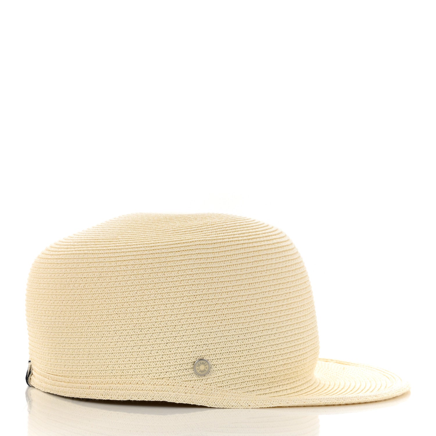 Hermes Emma Cap 56 Naturel Ecru Marine 5 of 10