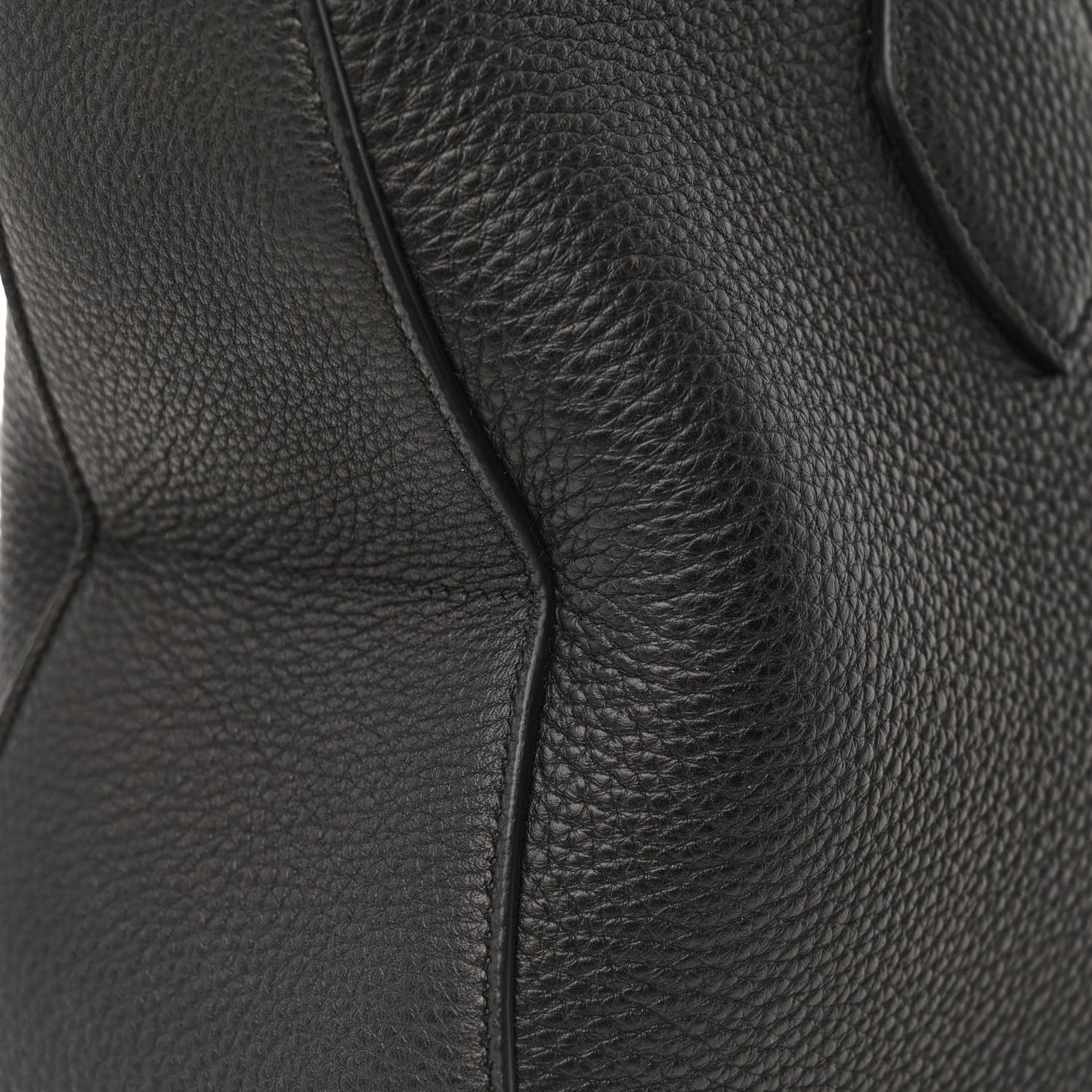 Grained Calfskin Medium Star Tote Black