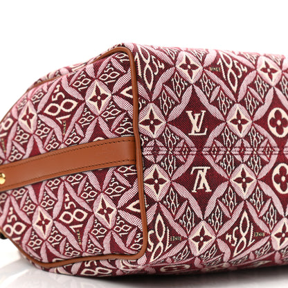 Louis Vuitton Jacquard Since 1854 Speedy Bandouliere 25 Bordeaux 9 of 10