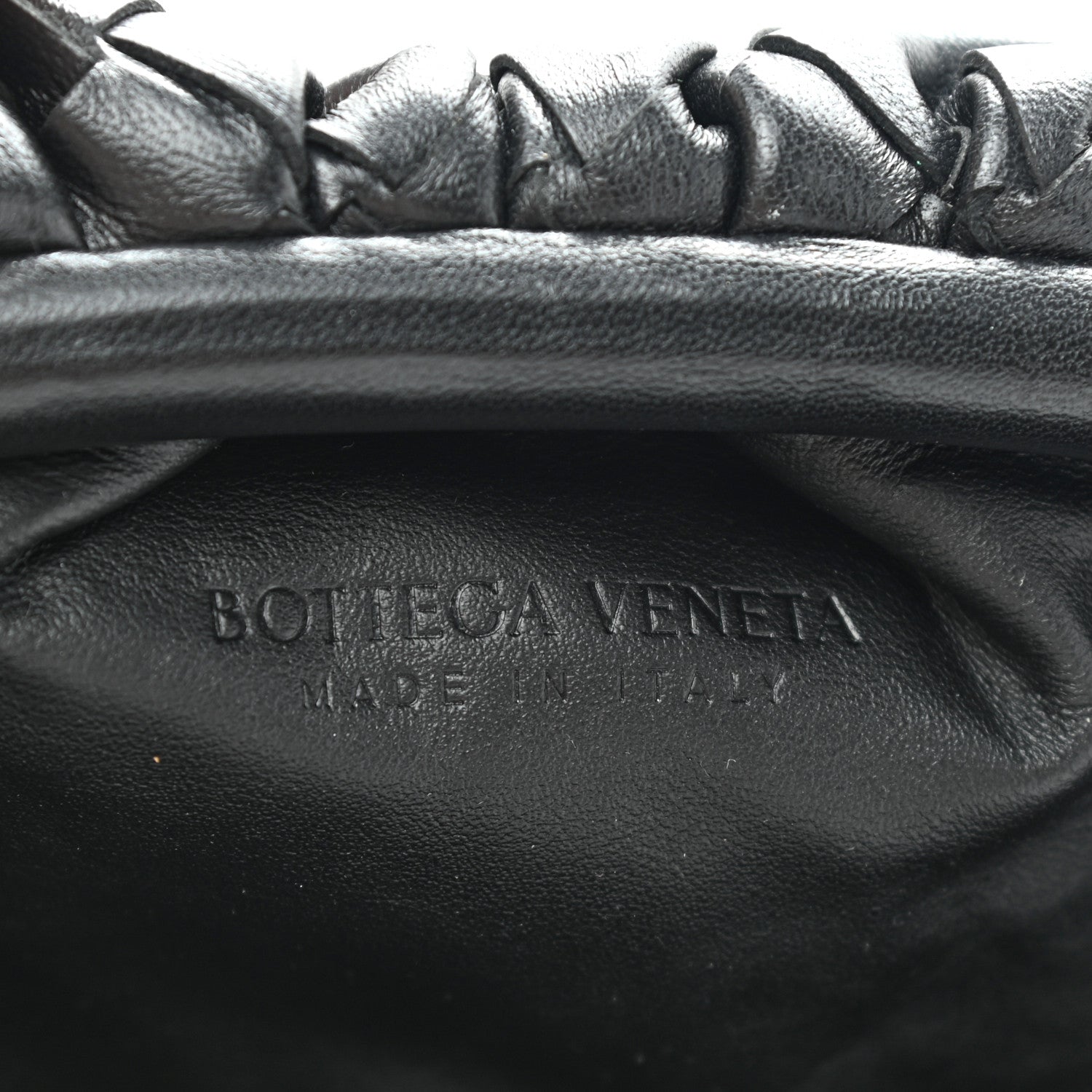 Bottega Veneta Nappa Maxi Intreccio The Pouch Oversized Clutch Black 6 of 7