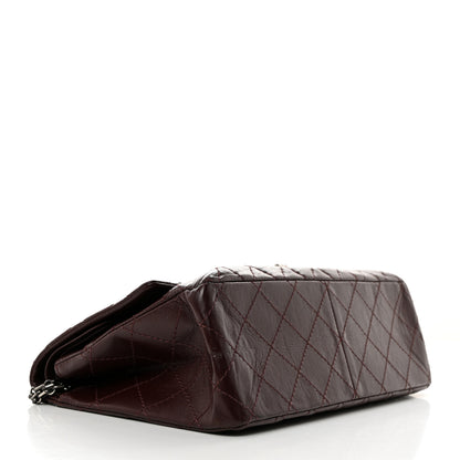Chanel Aged Calfskin Quilted 2.55 Reissue 226 Flap Dark Burgundy 4 of 10