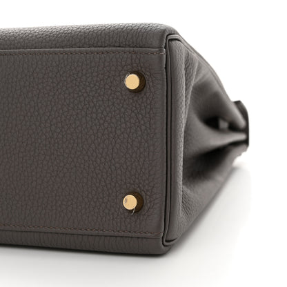 Hermes Togo Kelly Retourne 32 Etain 10 of 13